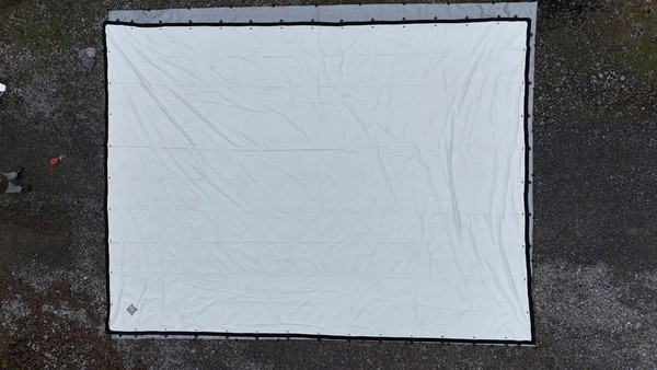 White stretch tent Used