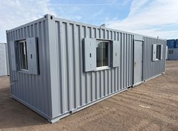 Secondhand Used 32ft x 10ft Open Plan Canteen Cabin For Sale