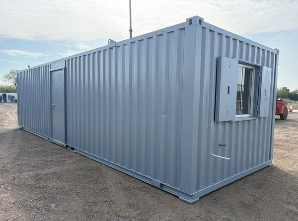 Used 32ft x 10ft Open Plan Canteen Cabin For Sale Used 32ft x 10ft Open Plan Canteen Cabin For Sale