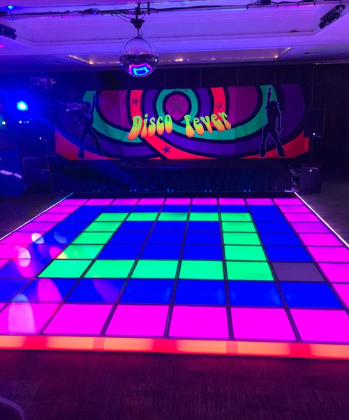 Abstract AVR Colour Changing Dance Floor For Sale