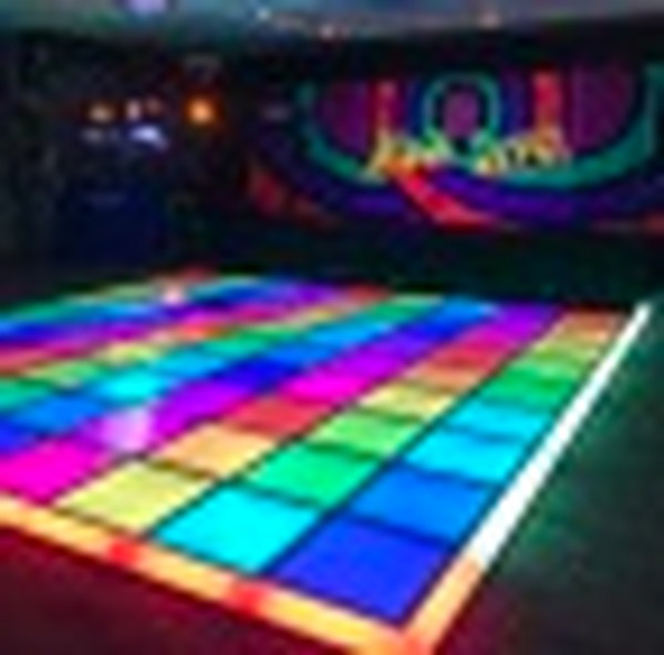 Used Abstract AVR Colour Changing Dance Floor Used Abstract AVR Colour Changing Dance Floor