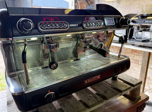Secondhand Used Sanremo 2 Group Coffee Machine For Sale