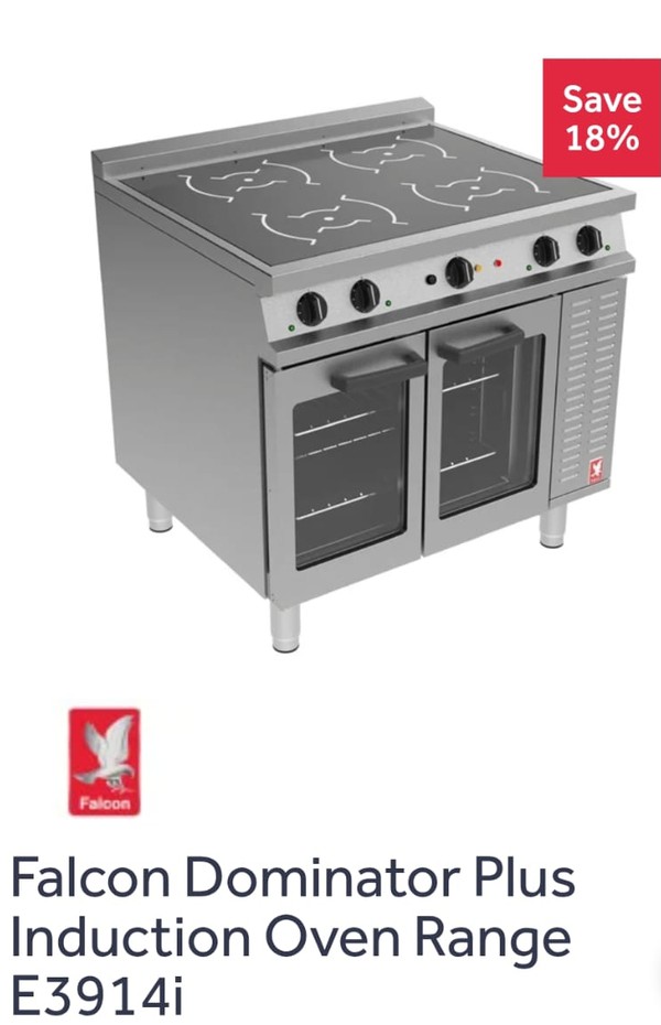 Secondhand Induction Range Cooker