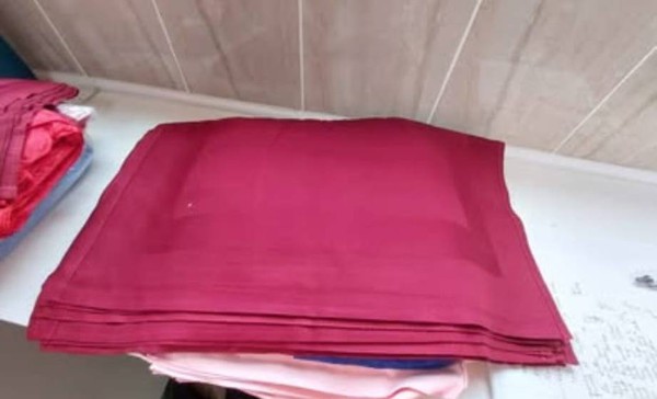 Burgundy table cloths