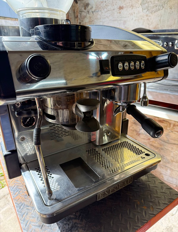 Secondhand Expobar 1 Group Coffee Machine With Grinder For Sale Secondhand Expobar 1 Group Coffee Machine With Grinder For Sale