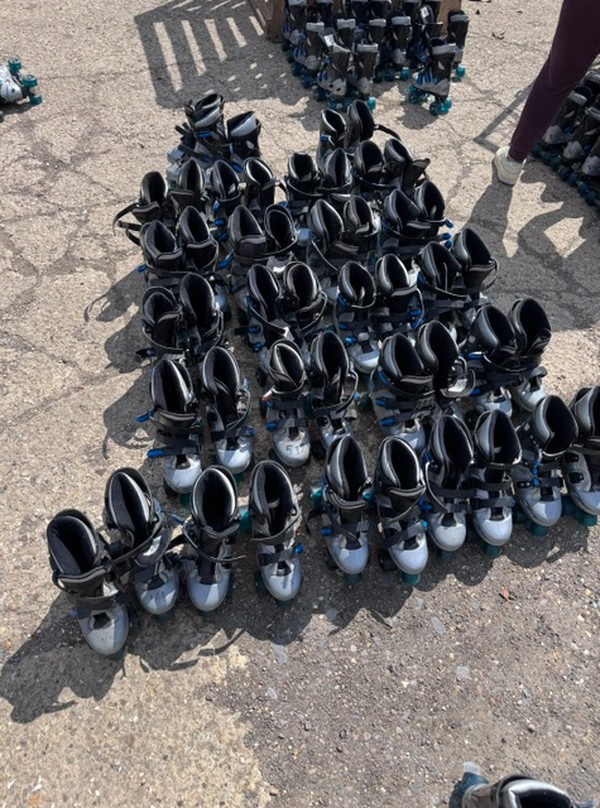 12m x 12m Synthetic Roller Rink