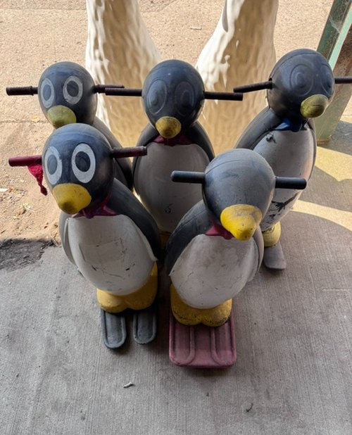 5x Penguin And 3x Polar Bear Skating Aides For Sale