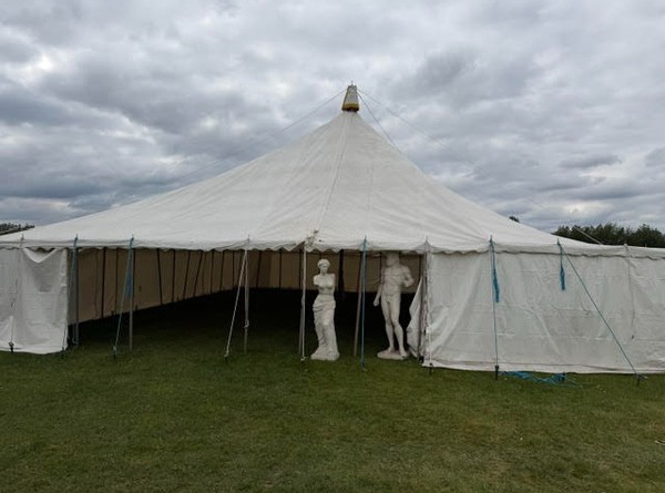 50ft x 40ft Traditional Pole Marquee For Sale