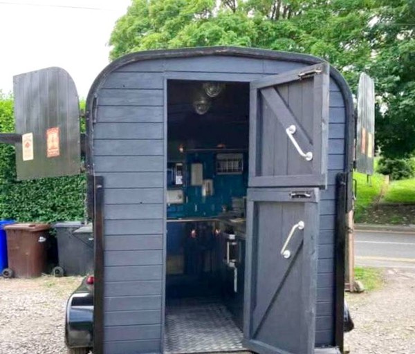 Rice catering trailer back door Rice catering trailer back door