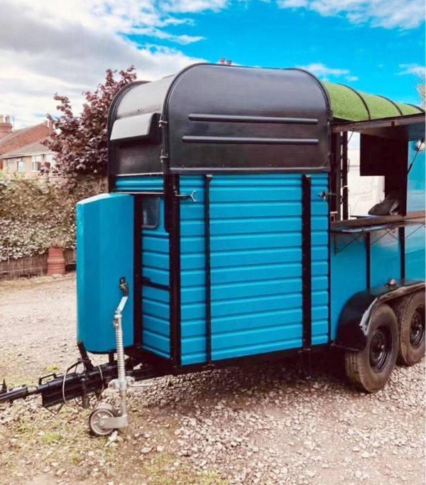 Vintage rice horse box catering trailer Vintage rice horse box catering trailer