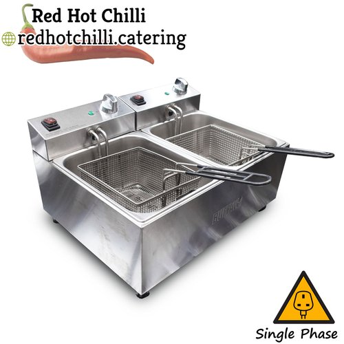 Twin tank electric fryer for sale