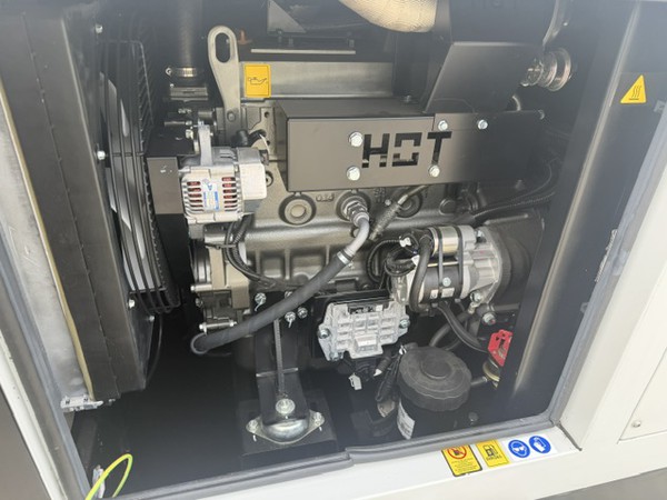 Silenced diesel generator