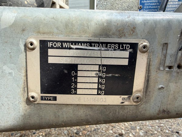 Ifor Williams LM166 Trailer