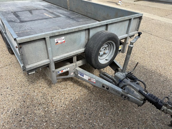 Ifor Williams LM166 Triple Axle Trailer with spare wheel