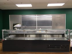 Commercial Serve Over Counter Display Fridge