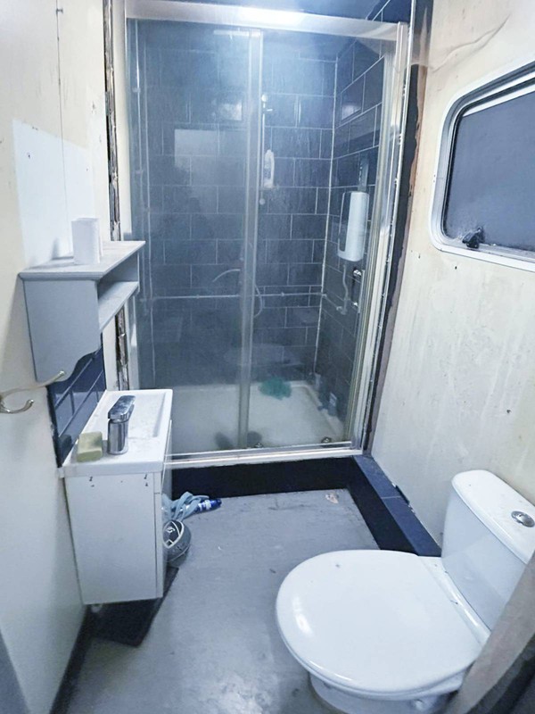 Toilet and shower Toilet and shower