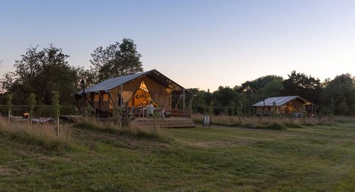 Secondhand Used 3x 9.5m x 5m Safari Tents For Sale