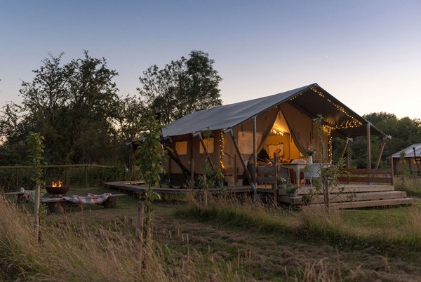 Used 3x 9.5m x 5m Safari Tents For Sale
