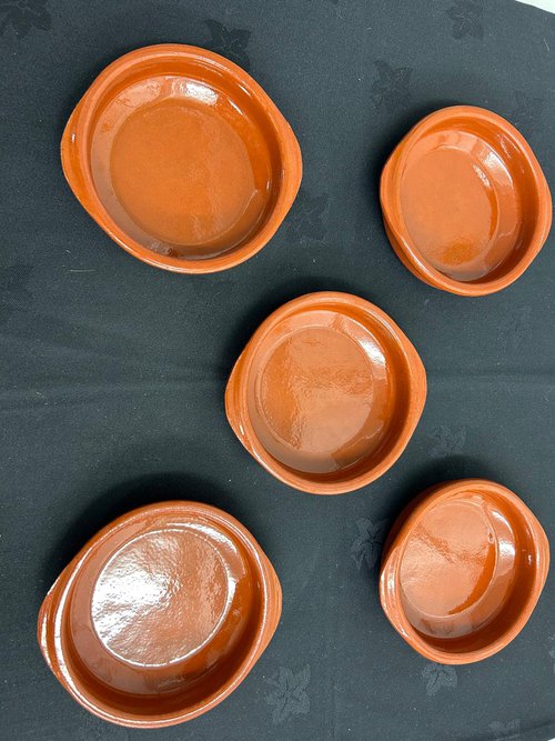 Glazed Earthenware Casuelas - Ideal for Tapas and Nibbles