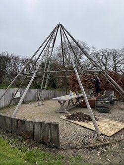 Tentipi tipi pole set