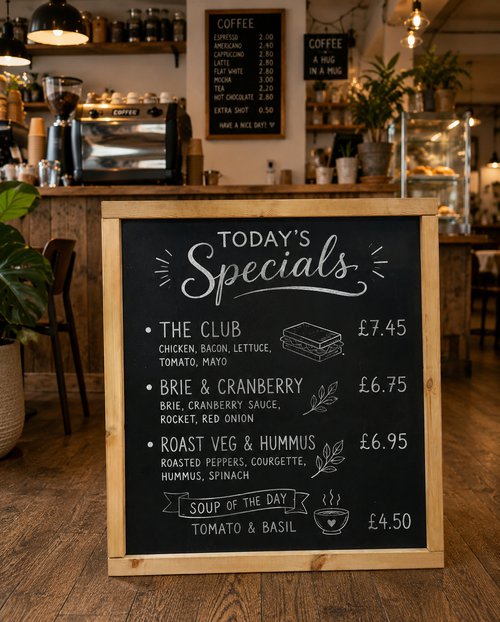 100x Chalkboard Signs For Sale