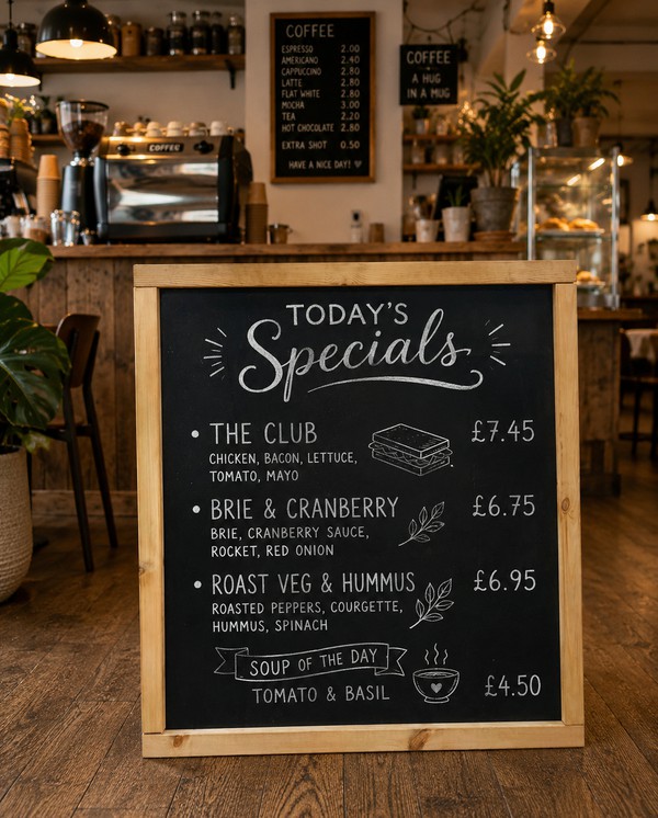 100x Chalkboard Signs For Sale