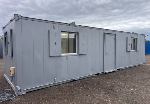 Secondhand Used 32ft x 10ft Open Plan Office Cabin For Sale