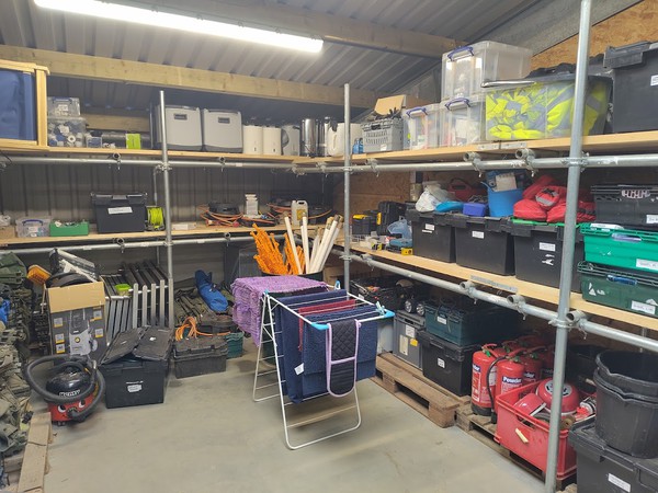 Campsite house keeping equipment
