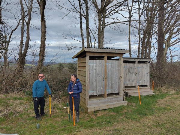 Campsite toilets