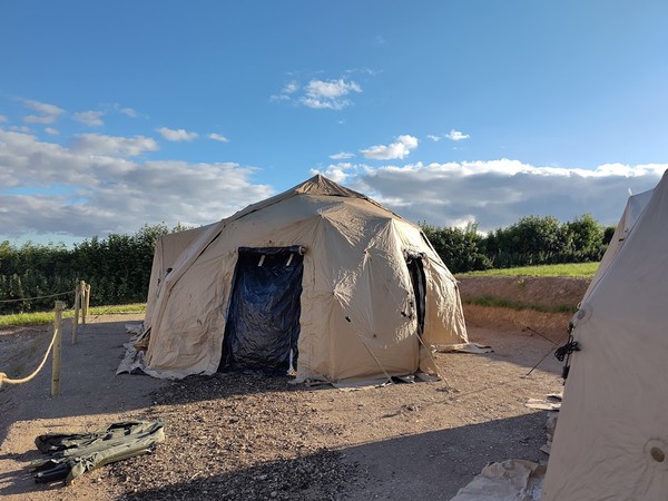 Dome sleeping marquee