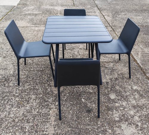Bistro table and four chairs