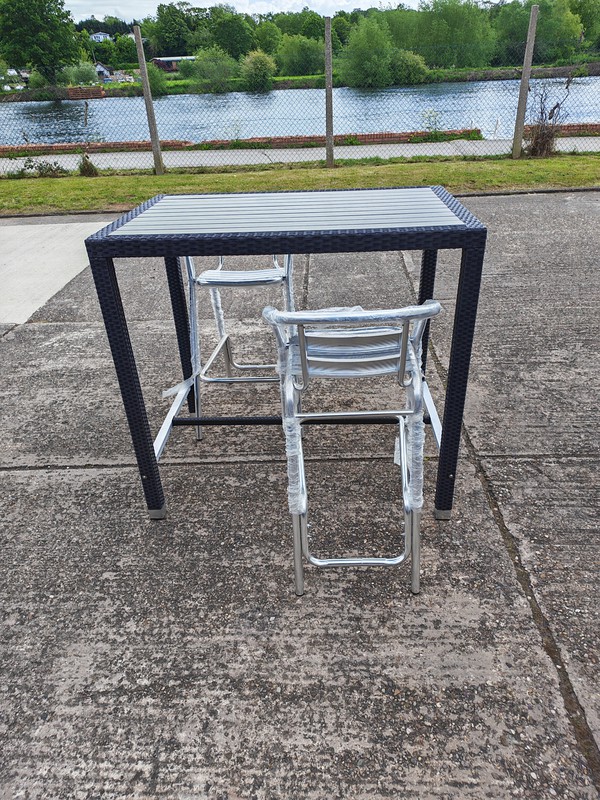 High Beer garden chairs and tables