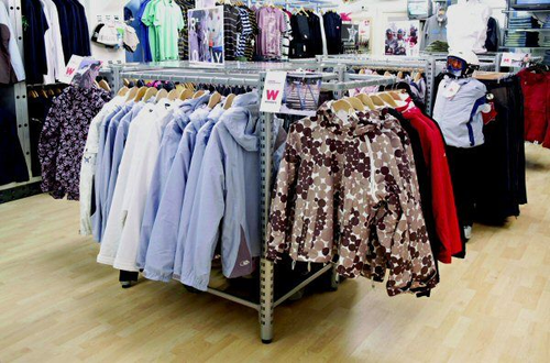 Dragon Display Systems Rectangular Clothing Rails
