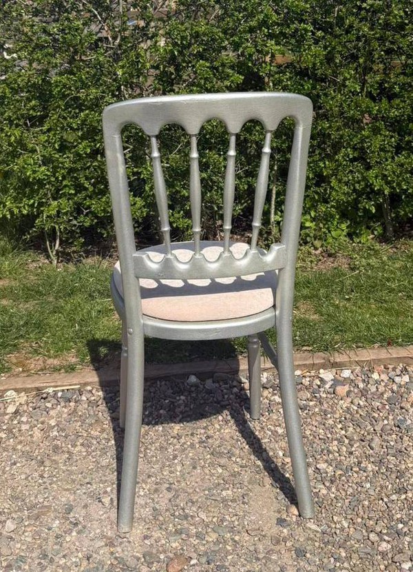 Silver Cheltenham Banqueting Chair for sale