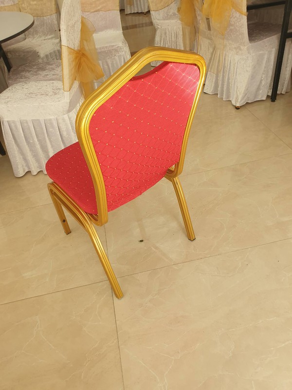 Burgundy / red banqueting chairs