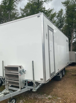 New 3 + 1 Peagreen Luxury Toilet Trailer For Sale