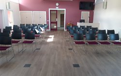 Padded Seat Stacking Chairs For Sale