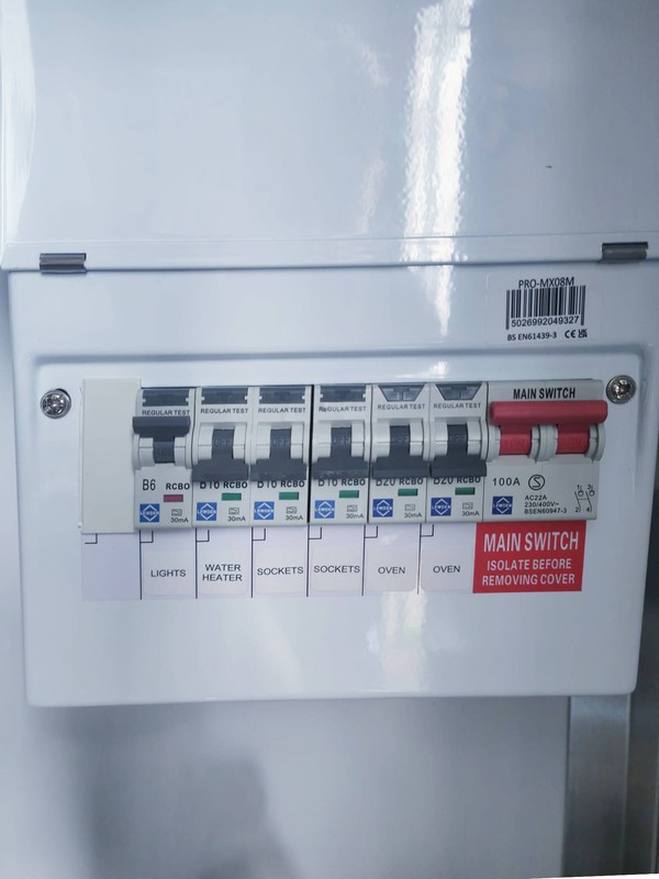 Catering trailer electrics Catering trailer electrics