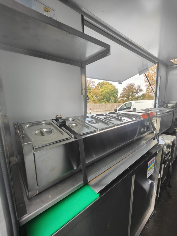 Catering trailer with bain marie Catering trailer with bain marie