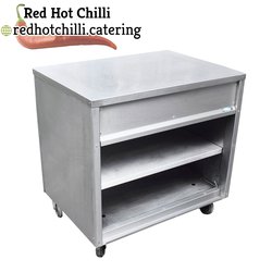 0.9m Stainless Steel Cupboard