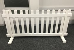 UPVC White Picket Fence For Sale