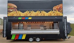 20ft Black Catering Trailer For Sale