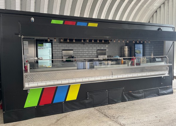 20ft Black Catering Trailer