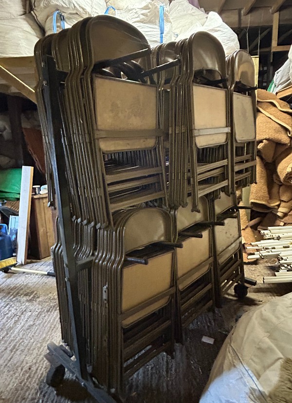 Secondhand 73x Metal Folding Chairs