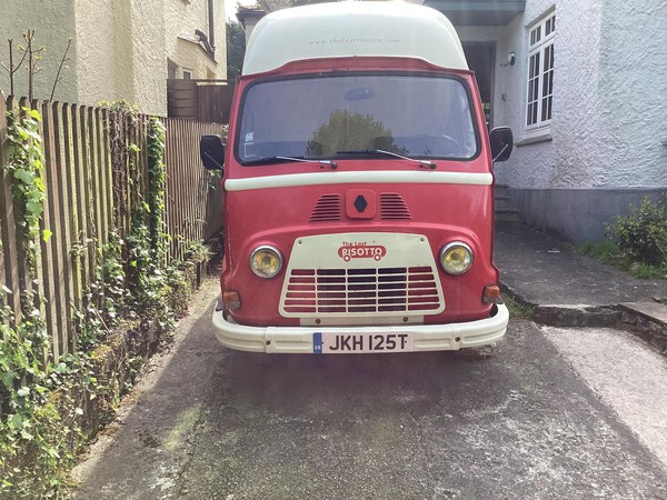 Small vintage catering van Small vintage catering van