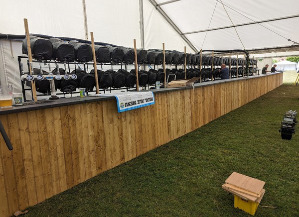 Beer festival bar business