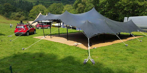 Black stretch marquee for sale