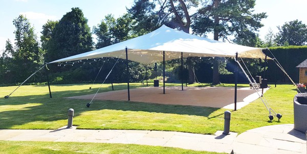 White stretch tent for sale