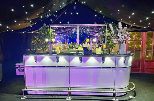 Premium Steel Mobile Bar For Sale