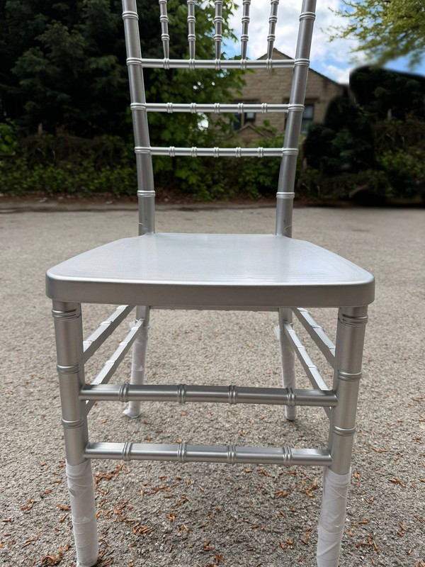 Silver Chiavari chairs for sale Bradford